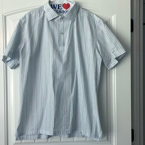 Calder Carmelens SS Seersucker Shirt Sz XL